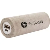 Powerbank 'Major' aus Beton 2.600 mAh – Produktbild 1 von 1