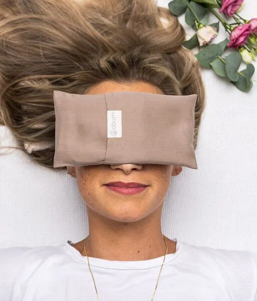obumi obumi Augenkissen "Neutral" zur Anwendung mit ätherischen Ölen, Beige, – Produktbild 1 von 3