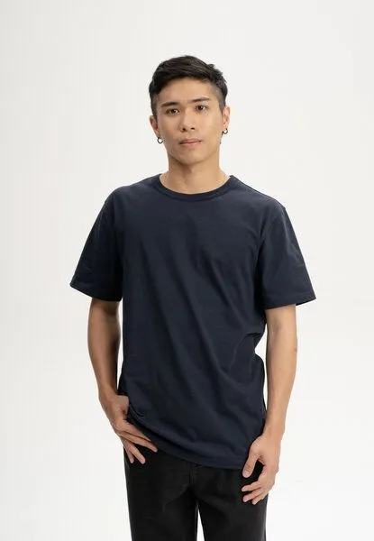 MELA MELA T-Shirt Style IZAAN aus 100% Bio-Baumwolle, Navy, – Produktbild 1 von 4