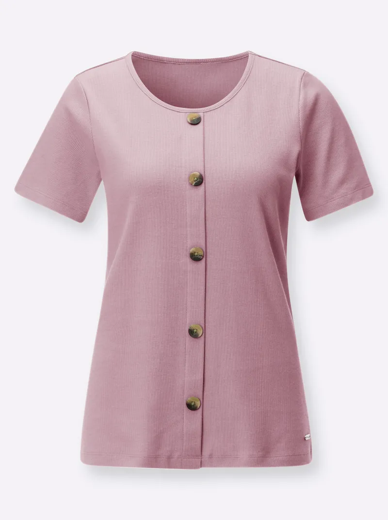 Witt Rundhalsshirt mauve, Mauve, – Produktbild 2 von 2