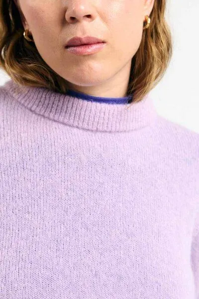 SUITE13LAB Suite13lab Strickpullover BABOL, Lilac, – Produktbild 3 von 4