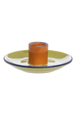Tranquillo Kerzenhalter COLOURI Grün – Steinzeug - grün – Produktbild 1 von 1