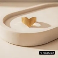 ELEKTROPULLI ELEKTROPULLI Größenverstellbarer Round Matt Ring ca. 1,5 cm breit – Produktbild 1 von 1