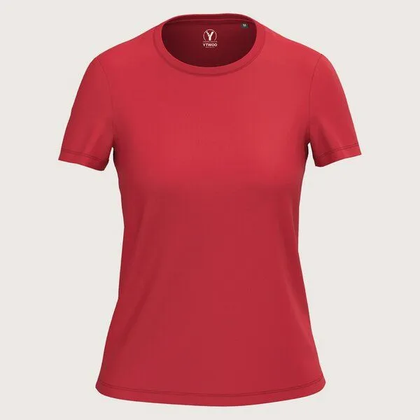 YTWOO YTWOO Regular Damen T-Shirt Light, Rot, – Produktbild 1 von 3