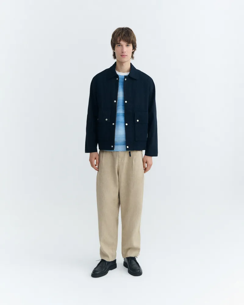 thinking mu Thinking MU Herren vegan Jacke Oversize Callum Navy, Extra dunkelblau, – Produktbild 1 von 2