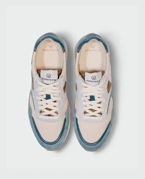 PANAFRICA PANAFRICA Arusha - Unisex Recycling Sneaker, Niagara (blau), – Produktbild 4 von 4