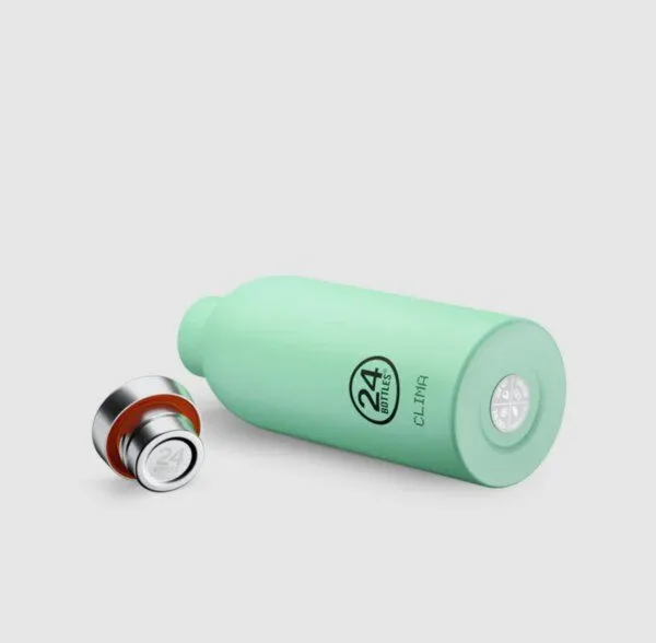 24bottles 24bottles 0,5l Thermosflasche "Clima", Aqua green, – Produktbild 1 von 3