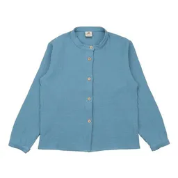 Walkiddy Kinder Nachthemd GOTS zertifiziert – Bio-Baumwolle, Blau, langärmelig, weich & bequem, ideal zum Schlafen | Walkiddy – Produktbild 1 von 1