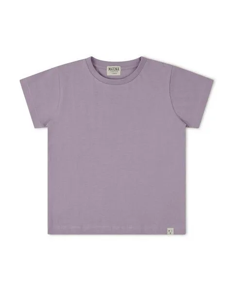 MATONA Matona Klassisches T-Shirt für Kinder aus Bio-Baumwolle / Classic T-Shirt, Lilac, – Produktbild 4 von 4