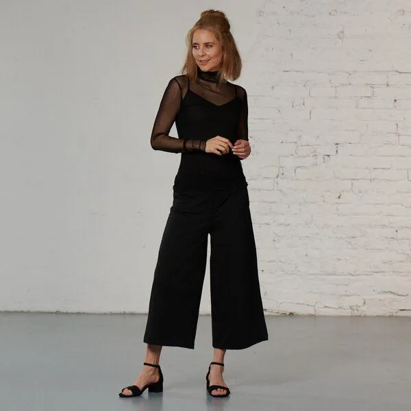 CON_STANT CON_STANT Culotte 95% Baumwolle (kbA), Schwarz, – Produktbild 1 von 3