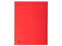 Exacompta 50 Exacompta Aktenmappen "Forever", 3 Klappen, 280 g/m², DIN A4, rot – Produktbild 1 von 1