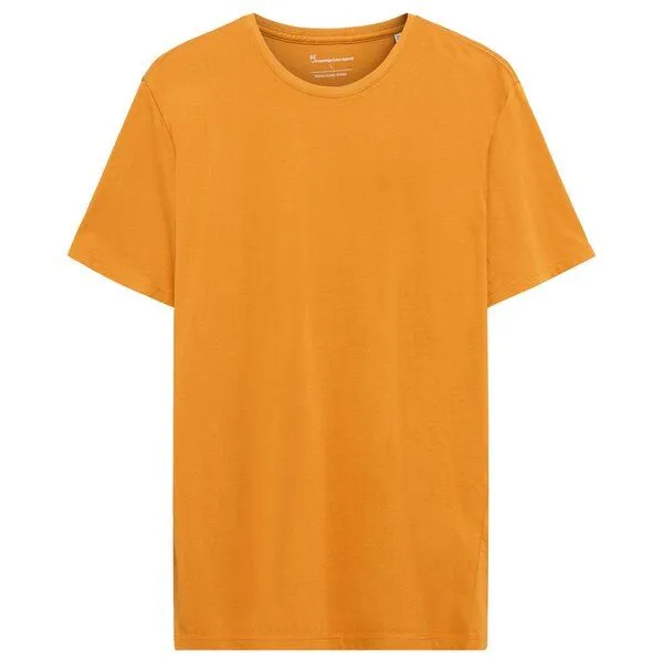 KnowledgeCotton Apparel KnowledgeCotton Apparel Basic T-Shirt, Golden oak, – Produktbild 1 von 4