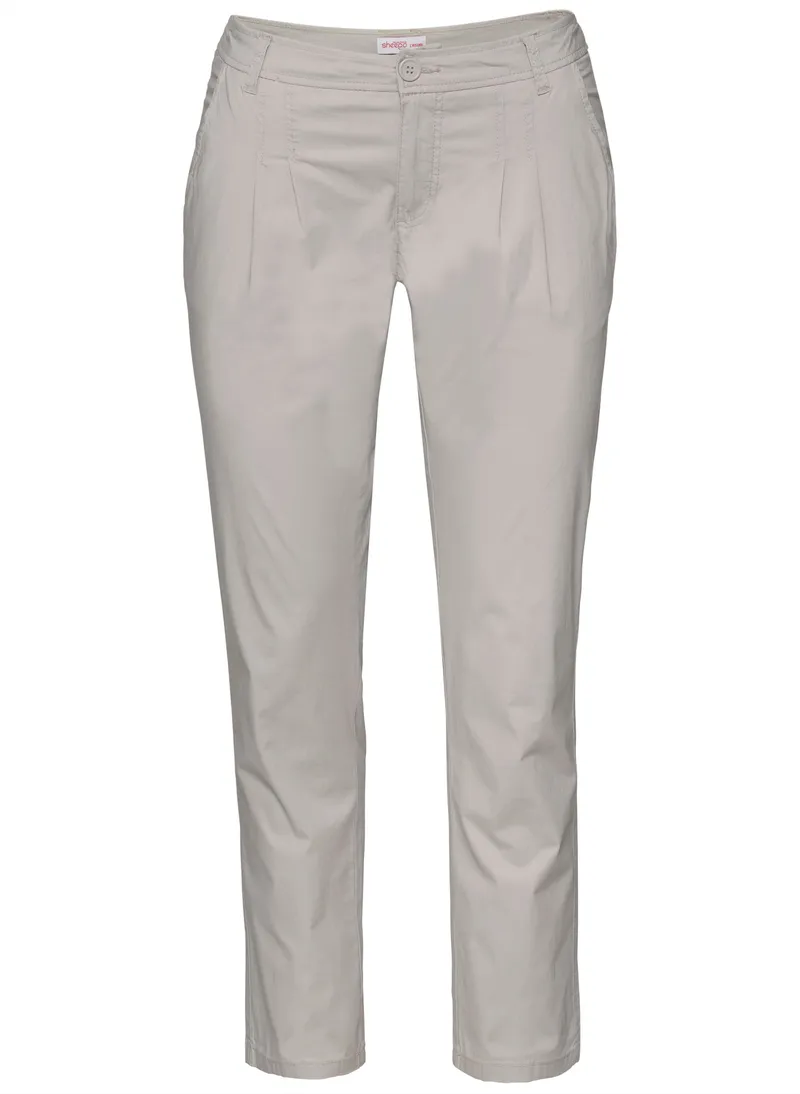 sheego Chinohose, Beige, – Produktbild 1 von 3