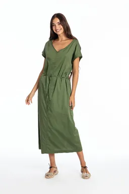 RAVENS VIEW IBIZA RAVENS VIEW IBIZA Damen vegan Kleid Tessa Waldgrün – Produktbild 1 von 1