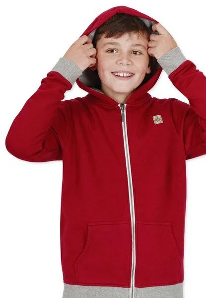 Band of Rascals Band of Rascals Basic Zip Hooded, Brick-red, – Produktbild 1 von 4