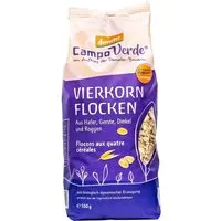 Campo Verde Campo Verde Bio-Vierkornflocken aus Hafer, Gerste, Dinkel und Roggen, 500 g – Produktbild 1 von 1