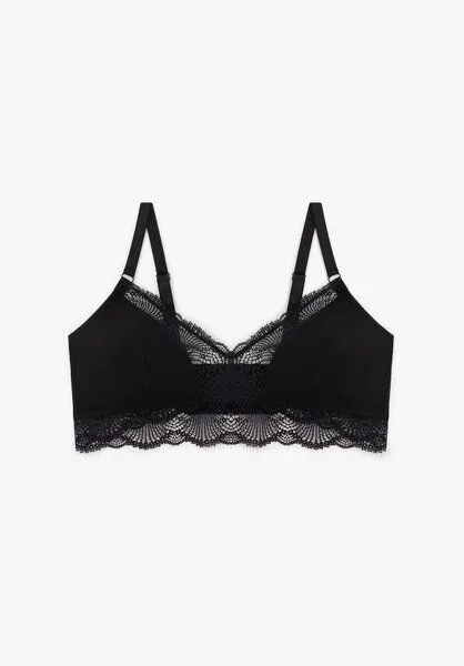 Lovjoi Lovjoi Bralette STIPA bügellos und super weich, Black (schwarz), – Produktbild 1 von 4