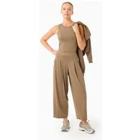 ORGANICATION ORGANICATION PEENY | Weit geschnittene Hose aus recyceltem Polyamid, Gravel, – Produktbild 1 von 1