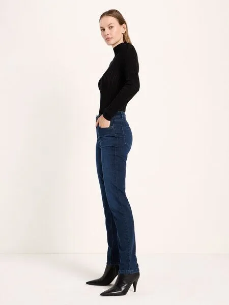 LANIUS LANIUS Slim Jeans FIELD, Dark blue denim, – Produktbild 3 von 4
