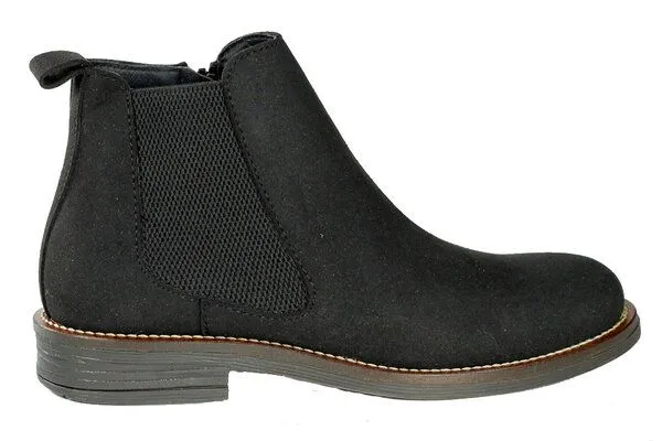 Fairticken Fairticken GAGROA vegane Chelsea Stiefeletten Women in Suede-Optik, Schwarz, – Produktbild 3 von 4