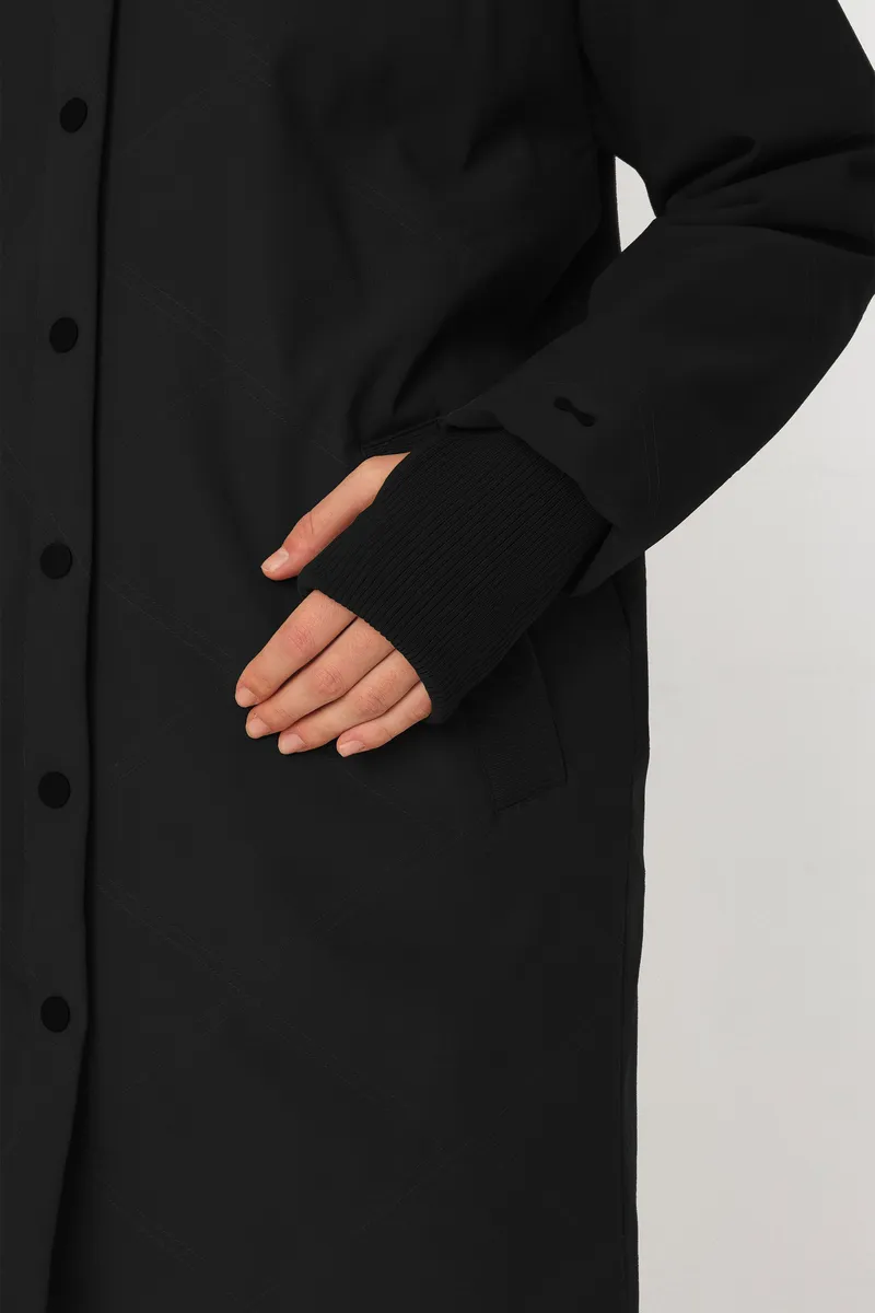 SKFK SKFK Damen vegan Mantel Brigita Grün, Grün, – Produktbild 2 von 3
