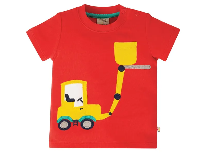 Frugi Frugi T-Shirt Gabelstapler Koi Rot – Produktbild 1 von 5