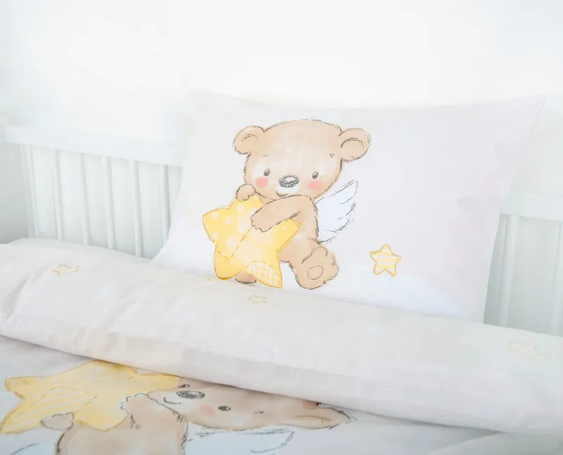 Baby Best Baby Best Babybettwäsche kleiner Schutzengel, Flanell, 2 teilig, Bunt, – Produktbild 4 von 5