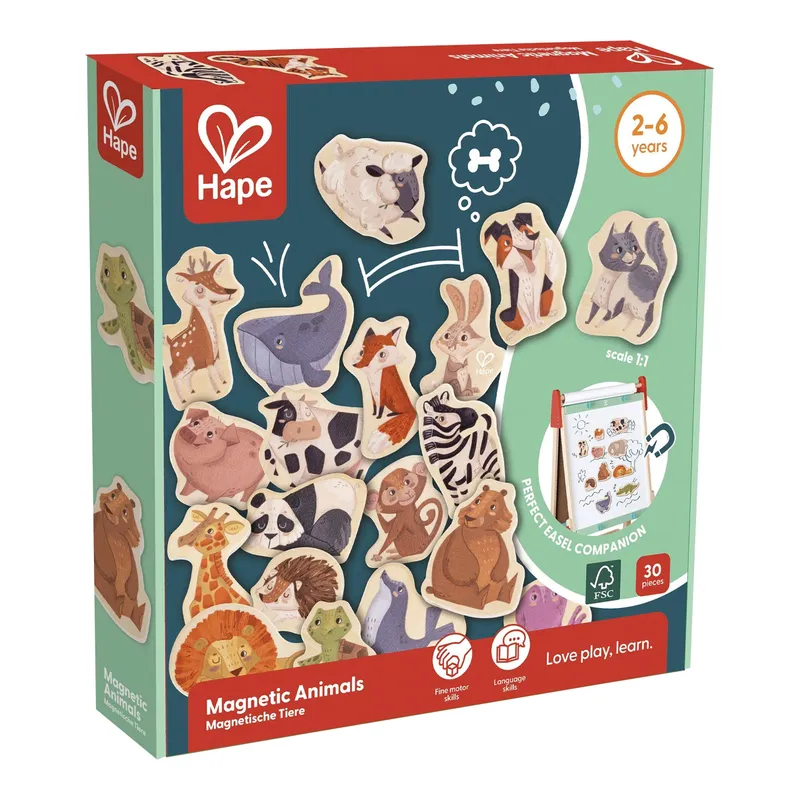 Hape Hape Magnetische Tiere, Mehrfarbig, – Produktbild 1 von 1