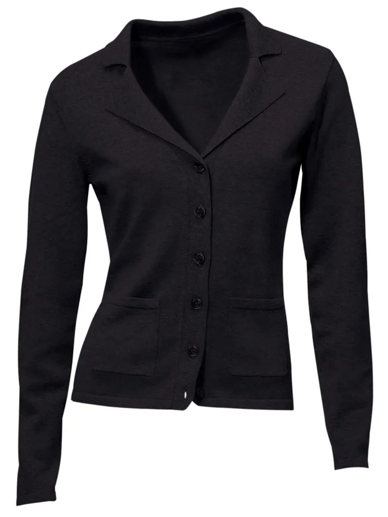 heine Feinstrickjacke schwarz, Schwarz, – Produktbild 2 von 2