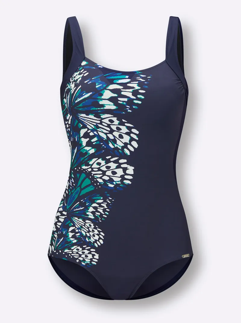 feel good Badeanzug marine-royalblau, Marine-royalblau, – Produktbild 1 von 2