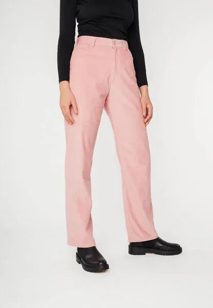MELA Cord Hose mit hohem Bund und weitem Bein OORJA | von MELA | Fairtrade & GOTS zertifiziert, Rose, – Produktbild 1 von 4