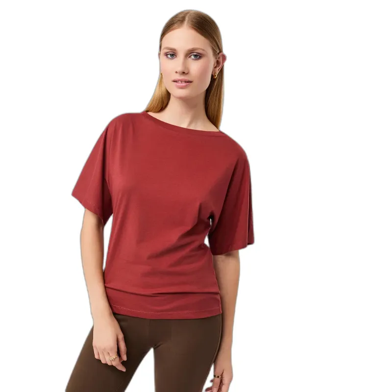 mandala Damen T-Shirt fließend Mandala Butterfly, Rouge, – Produktbild 1 von 1