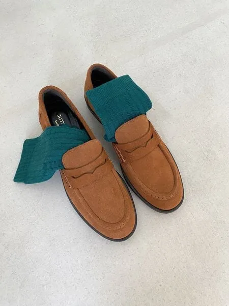 Jutelaune Jutelaune Canalé Socks - GRS und OEKO-TEX Zertifizierungen, Dunkel grün, – Produktbild 1 von 4