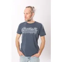 Life-Tree Life-Tree Shirt aus Biobaumwolle für Herren "Mirror", Blau, – Produktbild 2 von 5