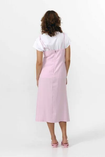 SUITE13LAB Suite13lab Damen-Midikleid SAJA, Rosa, – Produktbild 3 von 4