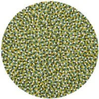 myfelt myfelt Filzkugelteppich rund, 100% Schurwolle, Multifarben (finn), – Produktbild 1 von 1