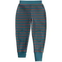 Leela Cotton Leela Cotton Baby Kinder Schlafanzug Hosen Bio-Baumwolle Waffel Strick Freizeithose, Tanne/tabasco, – Produktbild 1 von 1