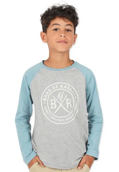 Band of Rascals Band of Rascals Circle Raglan Longsleeve, Dark-grey-arctic-blue, – Produktbild 1 von 4
