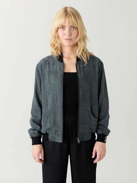 Yahmo Yahmo Cupro/Tencel Ruth Wendejacke, Eclipse/black (grün), – Produktbild 1 von 4