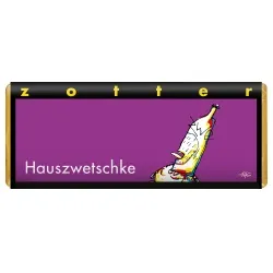 Zotter Bitterschokolade mit Zwetschgencreme, handgeschöpft – Produktbild 1 von 1
