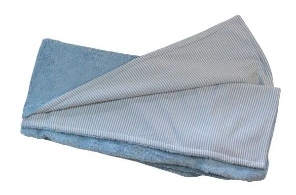 Pat und Patty Pat und Patty Kuschlige Bio-Babydecke / Kinderdecke"Froschkönig", Hellblau, – Produktbild 2 von 2
