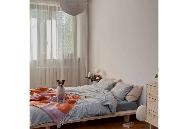 Karup Design Futonbett Bettgestell JAPAN BED Futonbett aus FSC®-zertifiziertem Massivholz (Mit Lattenrost), zeitlos, bequem & in mehreren Farben und Größen erhältlich, Beige, – Produktbild 8 von 8