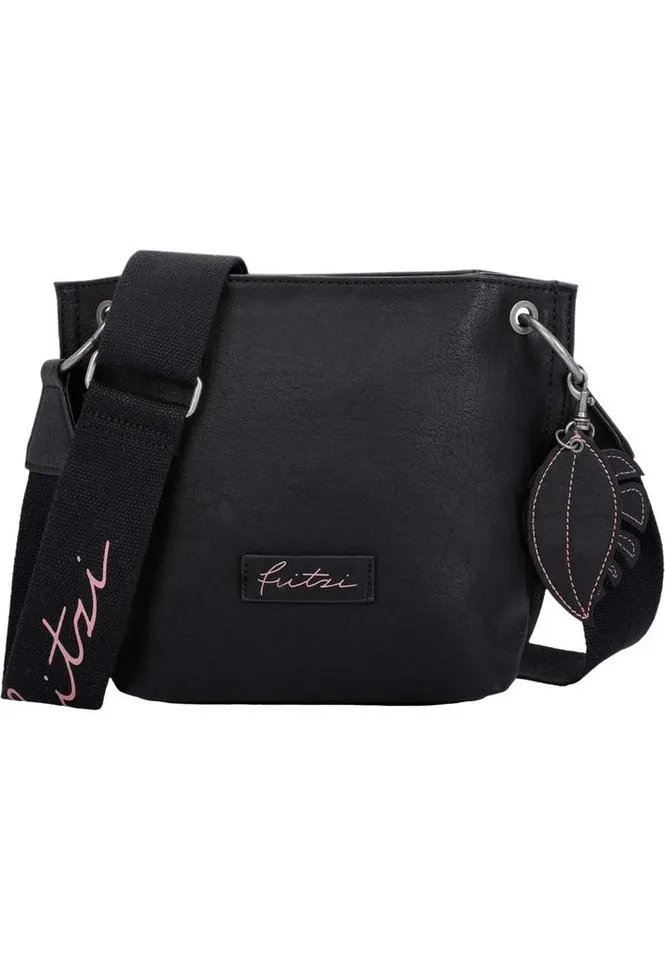 Fritzi aus Preußen Fritzi aus Preußen Schultertasche Eco-Fritzi03, aus veganen und recycelten Materialien, Schwarz, – Produktbild 1 von 4