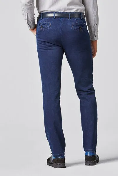 Meyer MEYER Super-Stretch Cotton Wool Denimchino, Dark-blue stone, – Produktbild 3 von 4