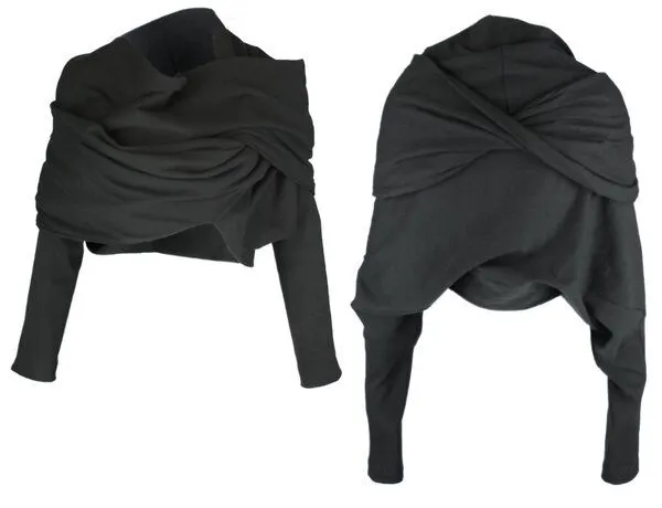 FORMAT FORMAT LOOP Cardigan, Schwarz, – Produktbild 3 von 3