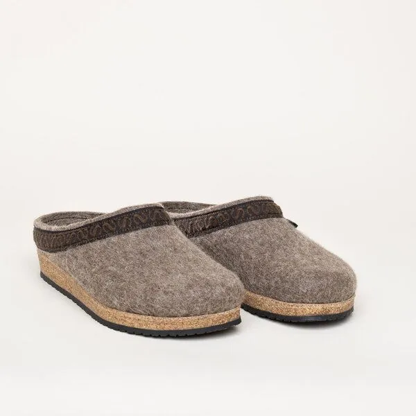 Stegmann Stegmann Wollfilz-Pantoffel Unisex 108, Braun, – Produktbild 1 von 8