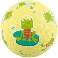 sigikid sigikid Kinderball Mini Naturkautschuk Frosch gelb Durchmesser 12 cm, Gelb, mehrfarbig, – Produktbild 1 von 1