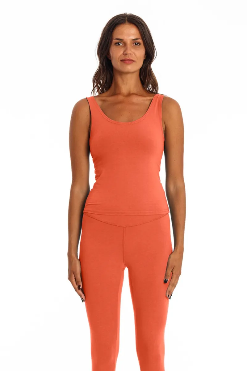 RAVENS VIEW IBIZA RAVENS VIEW IBIZA Damen vegan Top Goa Terracotta Orange, Dunkelorange, – Produktbild 1 von 1