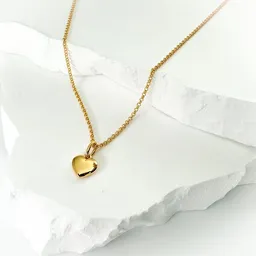 MOANINA MOANINA Kette Mini Herz - 925 Silber/18k Gold Vermeil - 3 Längen – Produktbild 1 von 1
