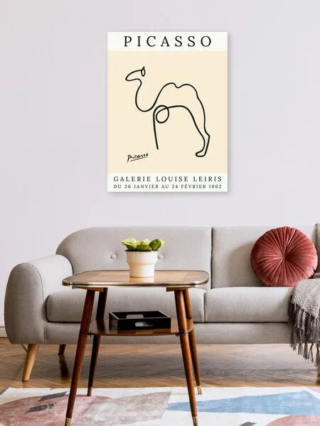 Photocircle Photocircle Poster / Leinwandbild - Picasso Kamel – beige – Produktbild 2 von 4